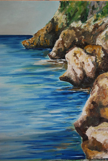 Costa de mallorca Oil Canvas Marine Painting