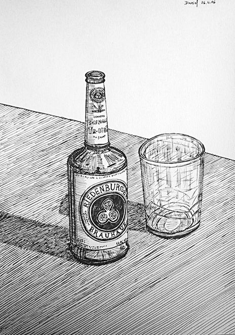 Bodegón con botella...