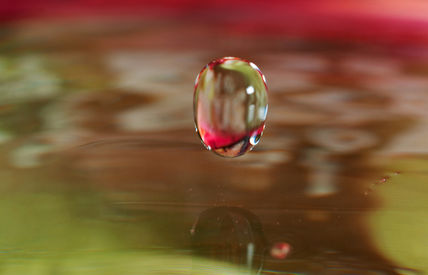 Falling drop