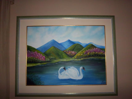 Lago de cisnes