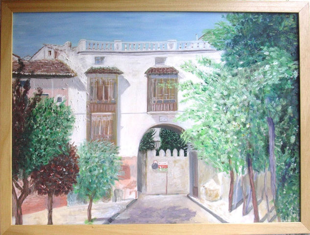 Puerta de Zaragoza Oil Canvas Landscaping