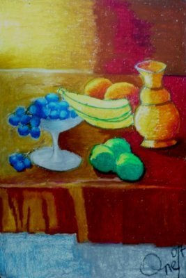 Frutas y Bodegon Pastel Paper Landscaping