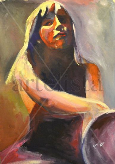 Desafío Oil Canvas Figure Painting