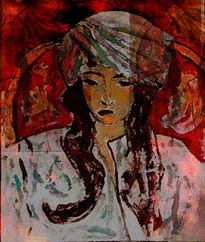 mujer con turbante II