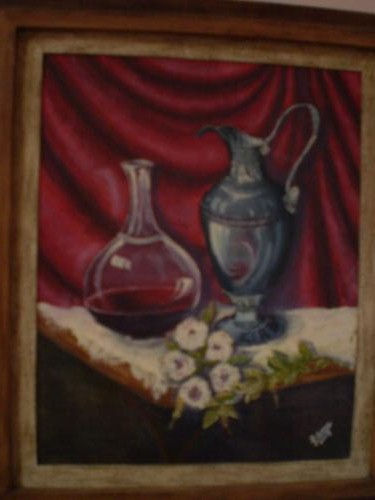 Vinos Oil Canvas Still Life Paintings