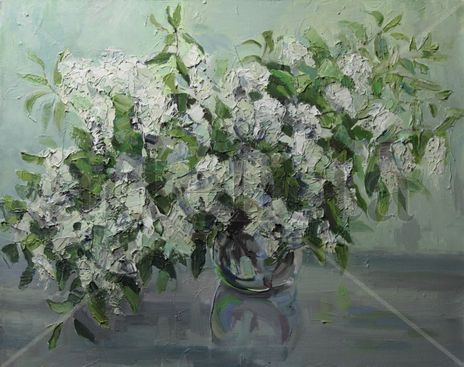 Primaveral en blanco