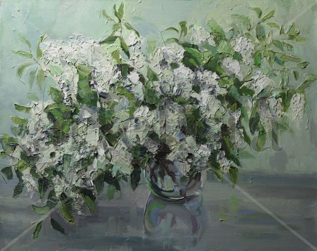 Primaveral en blanco