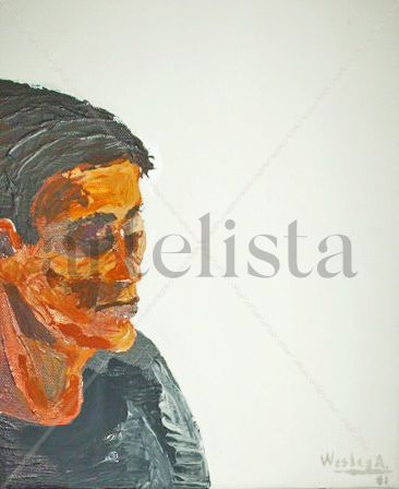 Retrato Nª1 Acrylic Canvas Portrait