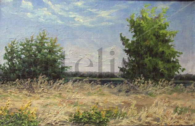 El verano Oil Canvas Landscaping