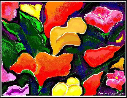 Flores da  felicidade