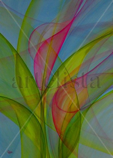 CALAS Acrylic Panel Floral Painting