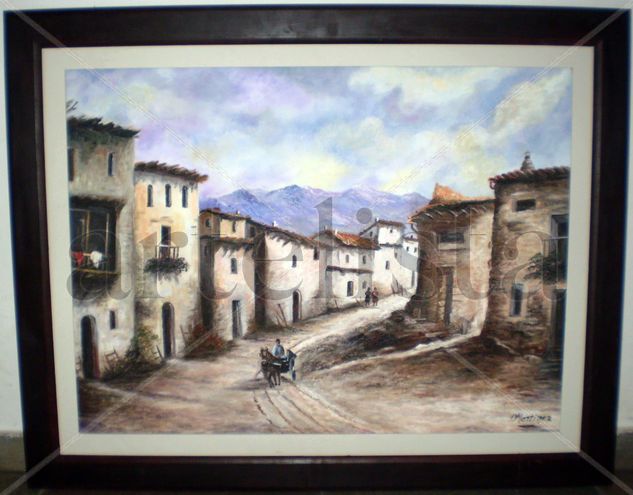 Pueblo viejo Oil Canvas Landscaping