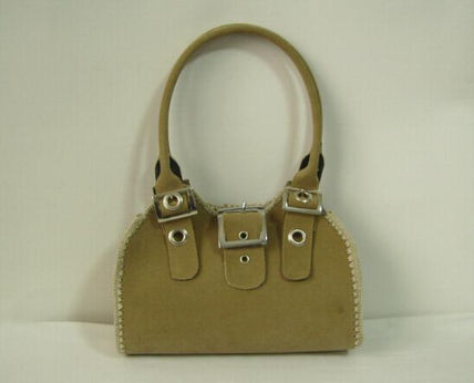 Cartera beige