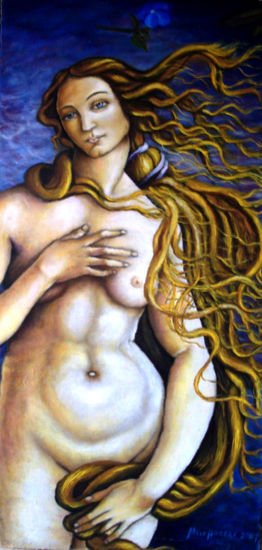 Venus Óleo Tabla Desnudos