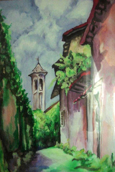 Callejón Watercolour Card Landscaping