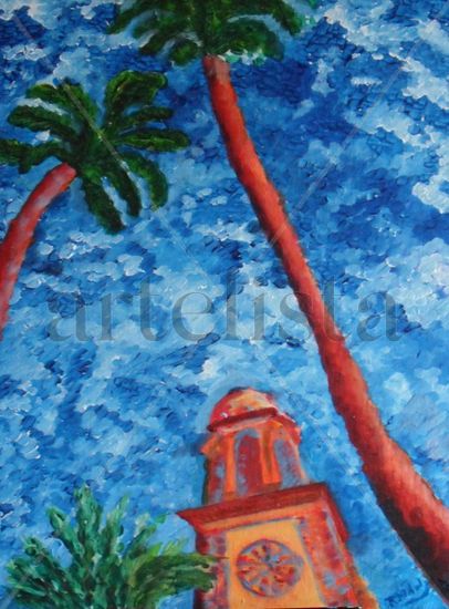 La Laguna Acrylic Canvas Landscaping