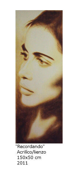 Recordando Acrylic Canvas Portrait