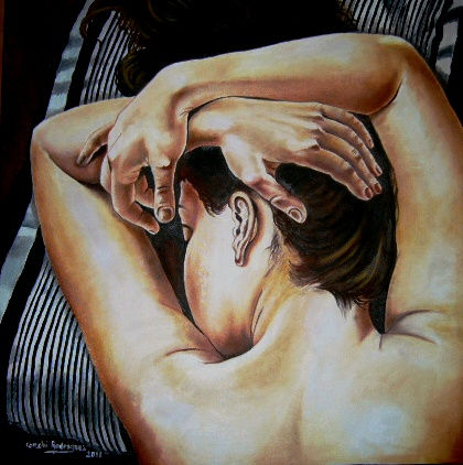 Descanso Oil Canvas Nude Paintings