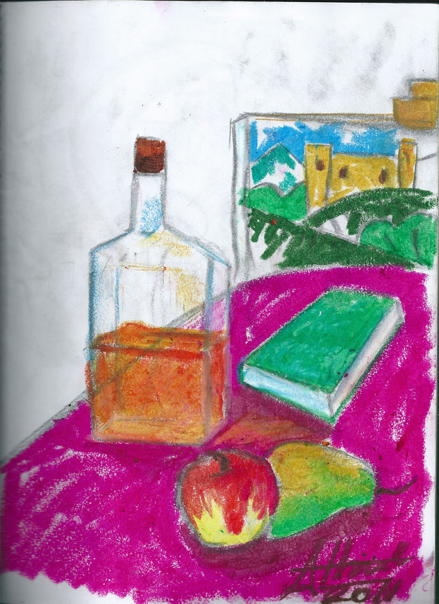 bodegon con botella 2