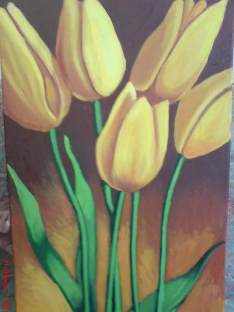 tulipanes amarillos