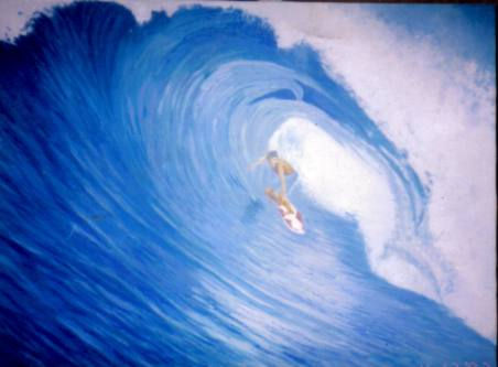 SURF Oil Canvas Sports