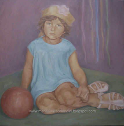 Niña con pelota