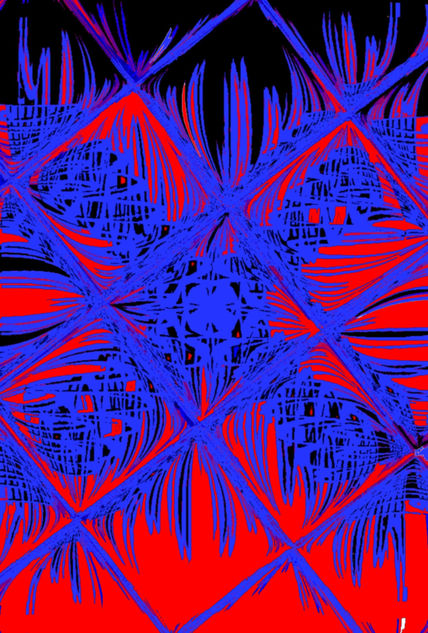 Rojo-azul