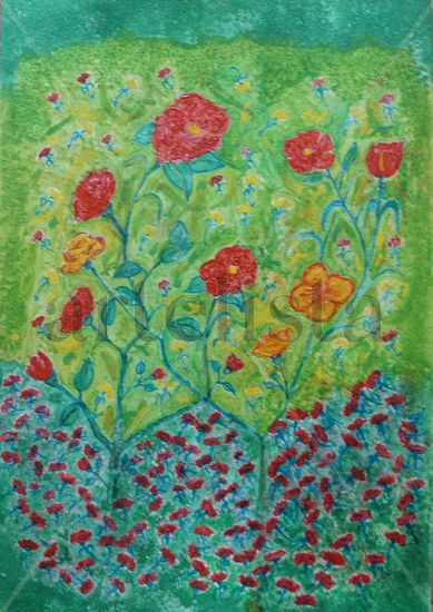 FLORES Acrylic Card Landscaping