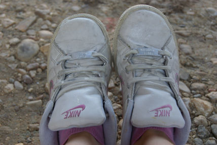 Zapatillas sucias