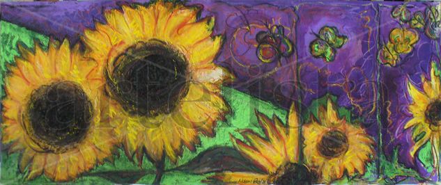 Girasoli Acrylic Canvas Floral Painting