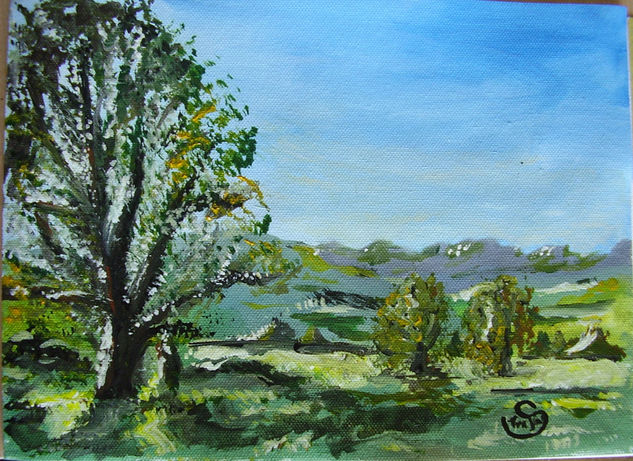 Paisaje II Acrylic Paper Landscaping