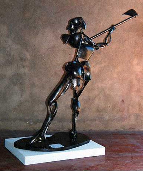 a-  El leñador Iron Figurative