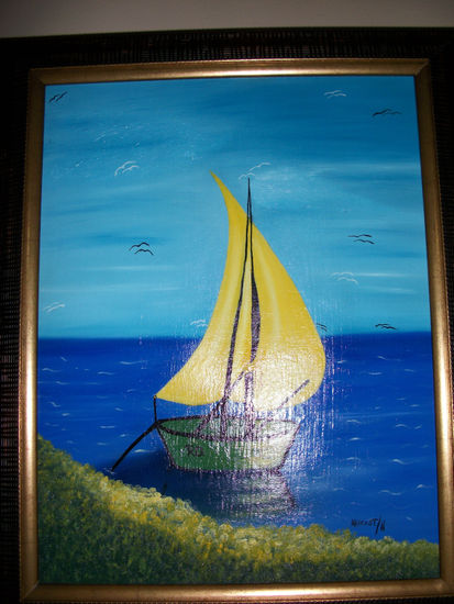 La Soledad Oil Canvas Marine Painting