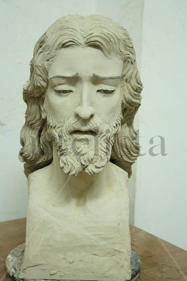 cristo cautivo Terracotta Figurative