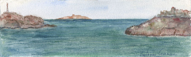 Las islas de Sawenik Watercolour Paper Landscaping