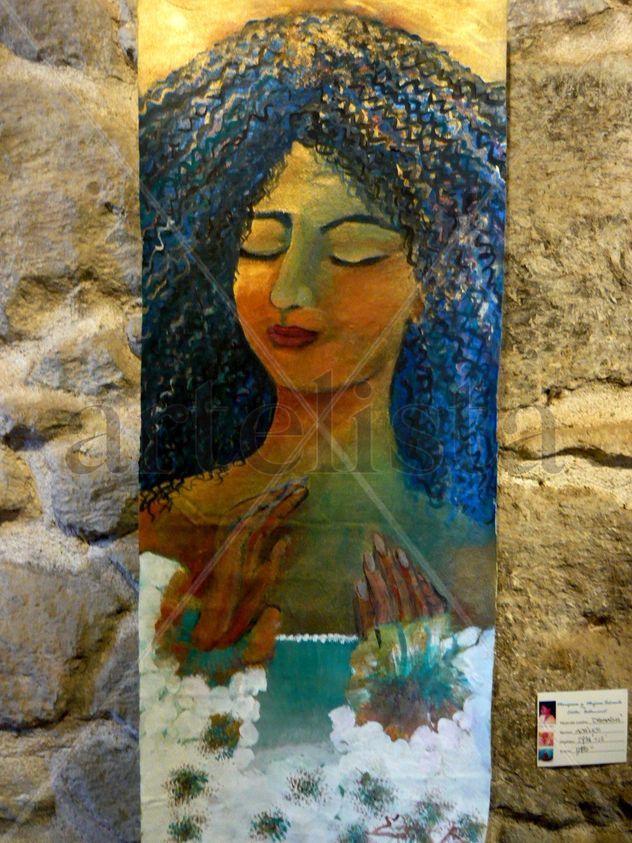 Mujer soñando con crear