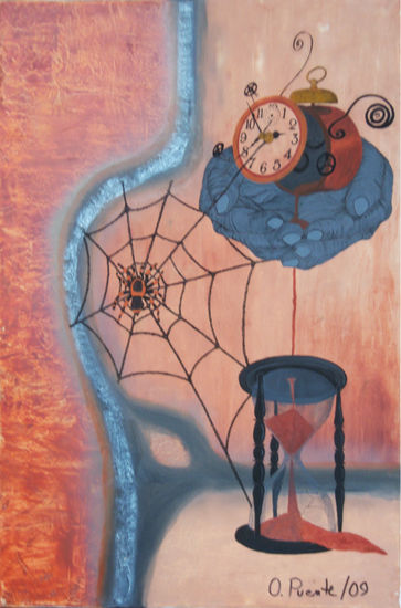 Time is passing and we are getting old Oil Canvas Others