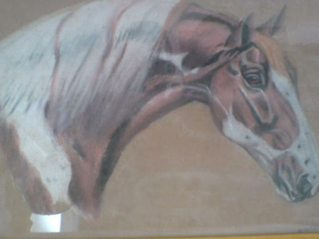 caballo Pastel Paper Animals