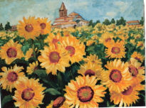 Campo de girasoles