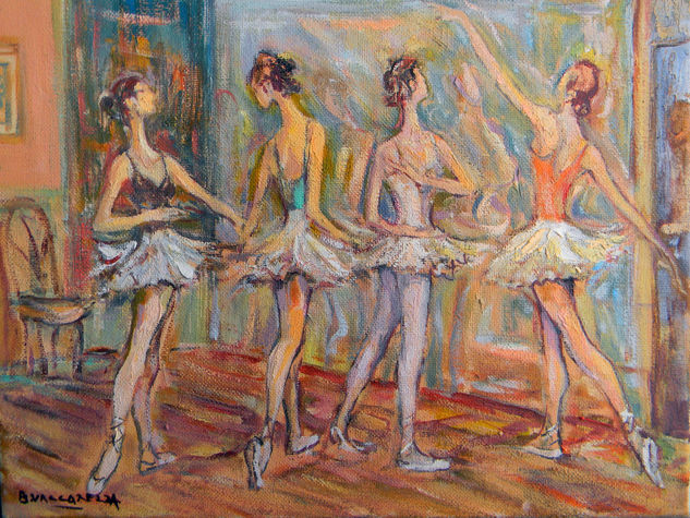 EL ENSAYO Oil Canvas Figure Painting