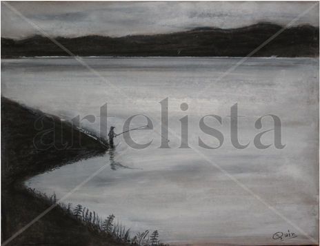 Pescando al alba