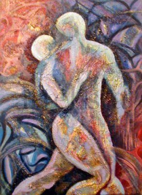 ENTRELAZADOS Mixed media Canvas Figure Painting