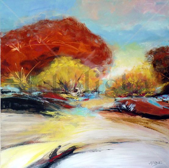 Otoño Acrylic Canvas Landscaping