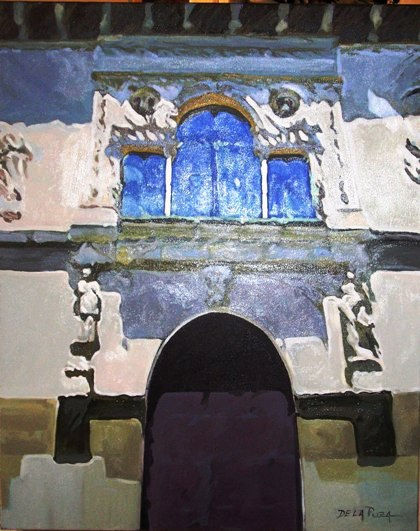 PUERTA DEL AYUNAMIENTO DE BAEZA Oil Canvas Landscaping