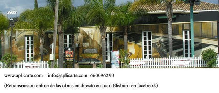 Mural al oleo en...