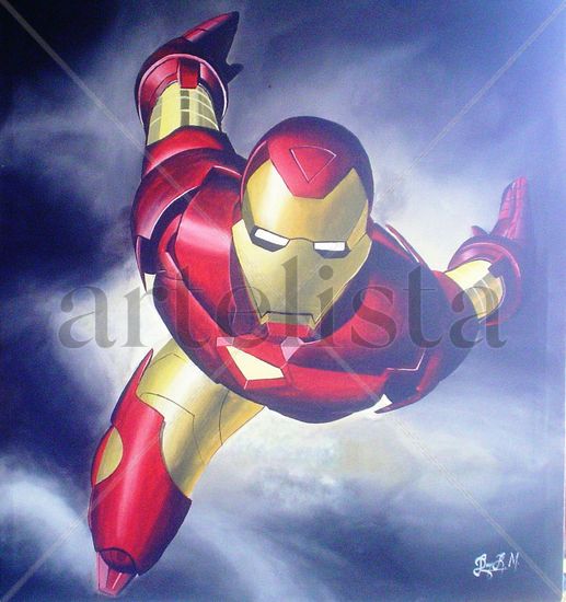 iron-man Óleo Lienzo Paisaje