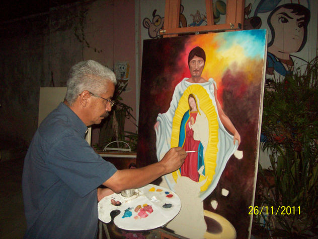 EL MAESTRO DE LA VÍRGENES E IMÁGENES RELIGIOSAS EN VENEZUELA ING. FREDDY G. PEÑA.
