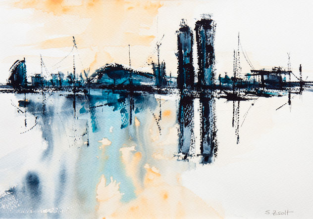 Barcelona skyline