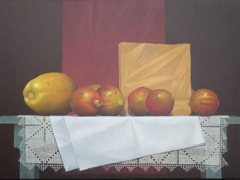 Rojo Oil Canvas Still Life Paintings