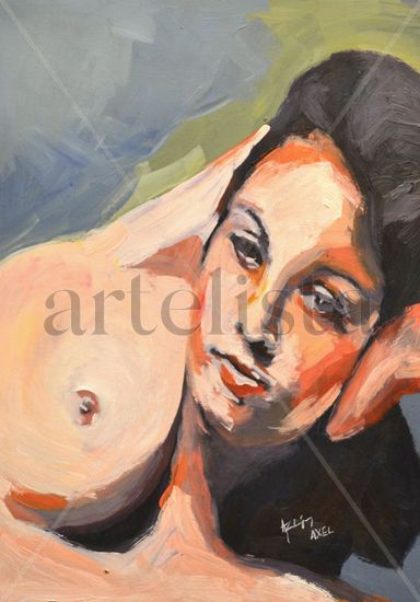 Luise Veronica Oil Card Nude Paintings